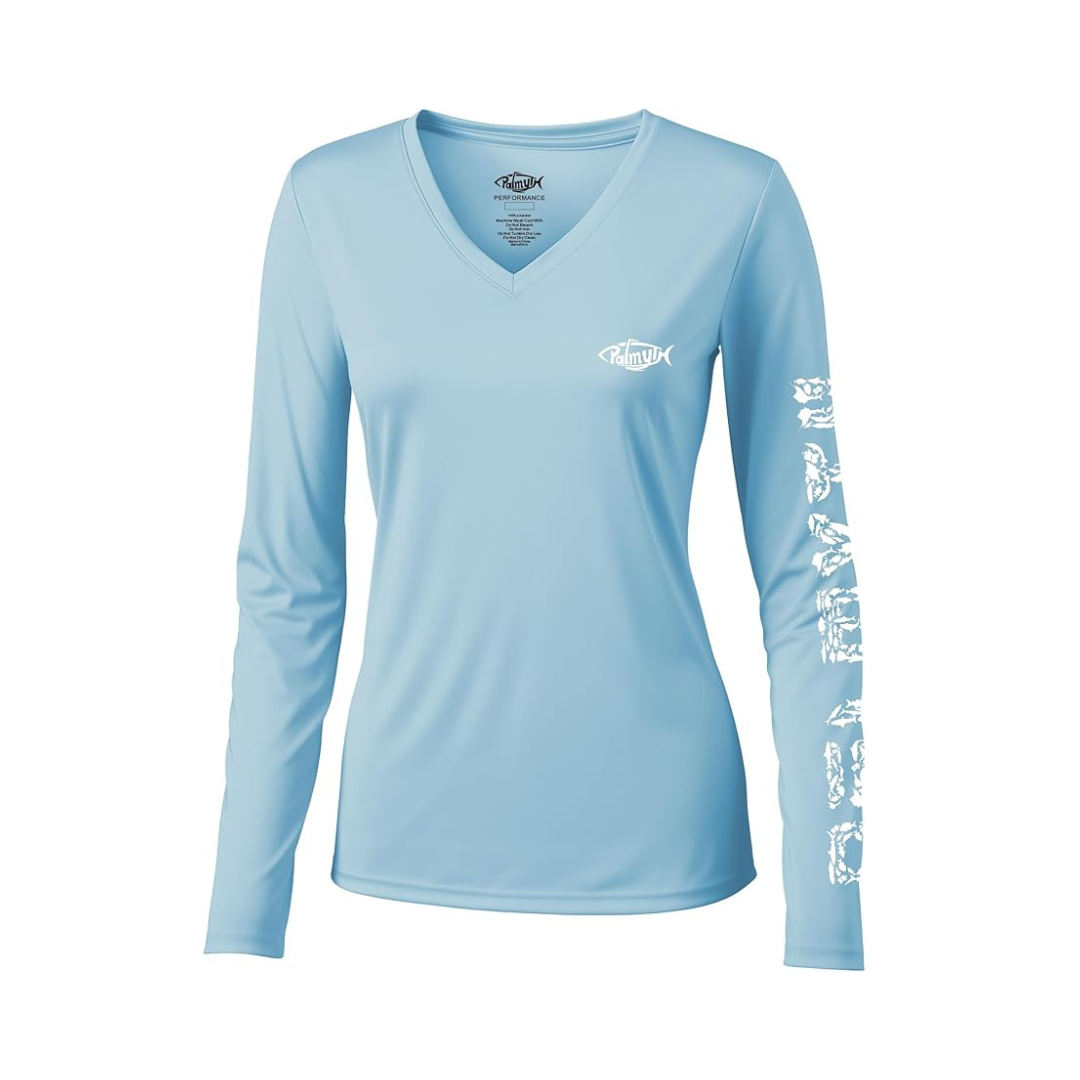 Palmyth Womens UPF 50+ Fishing Shirts Sun Protection Long Sleeve T-Shirt