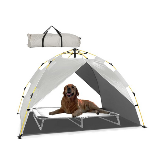 Canopy Shade Tent for Large XL XXL Jumbo Elevated Raised Dog Bed Cots