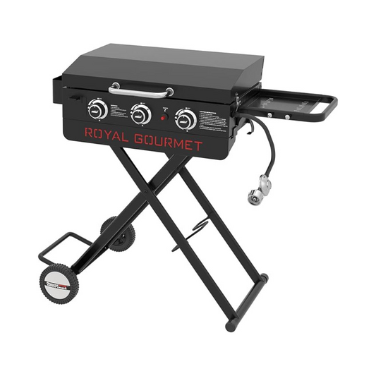 Royal Gourmet PD3001 3-Burner Propane Gas Griddle with Collapsible Stand