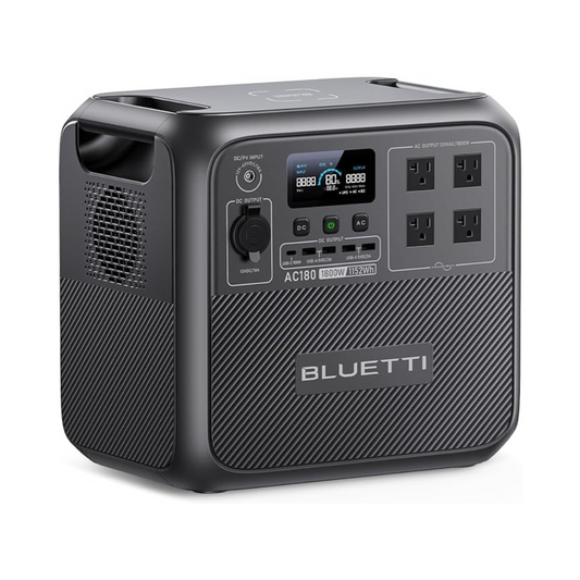 BLUETTI Solar Generator AC180, for Camping, Off-grid, Power Outage