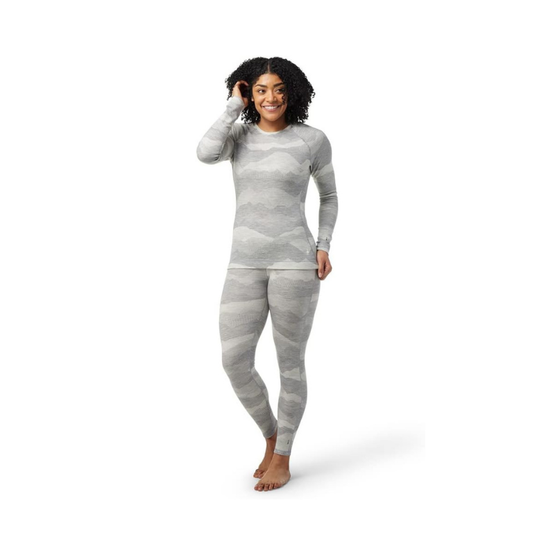 Smartwool Women's Classic Thermal Merino Base Layer Pattern Crew