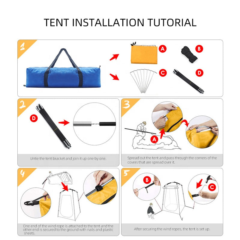 Portable Outdoor Shower Tents